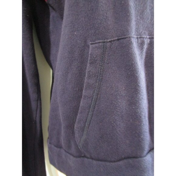 U of A Rhinestone Victorias Secret PINK Navy Red Hoodie Sweatshirt 5th Ocean Sm - Picture 8 of 13